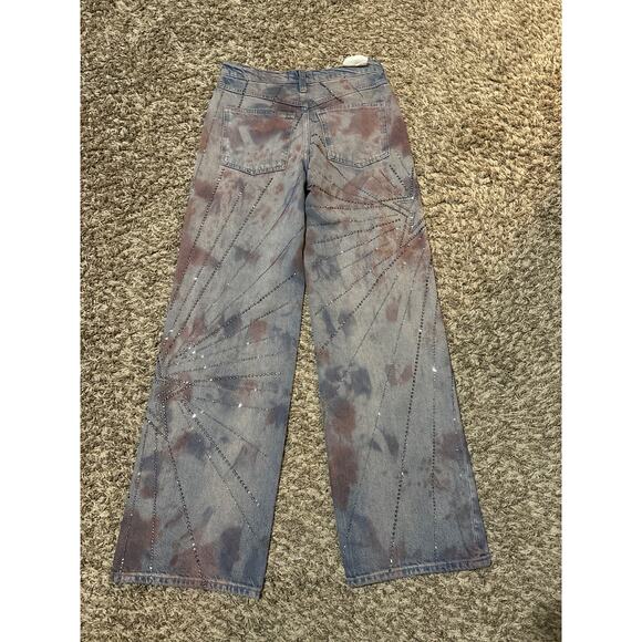 NWT Free People We The Free Aurora Mid Rise Flare 24 - Picture 7 of 10